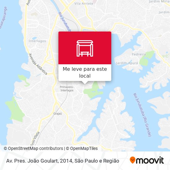 Av. Pres. João Goulart, 2014 mapa