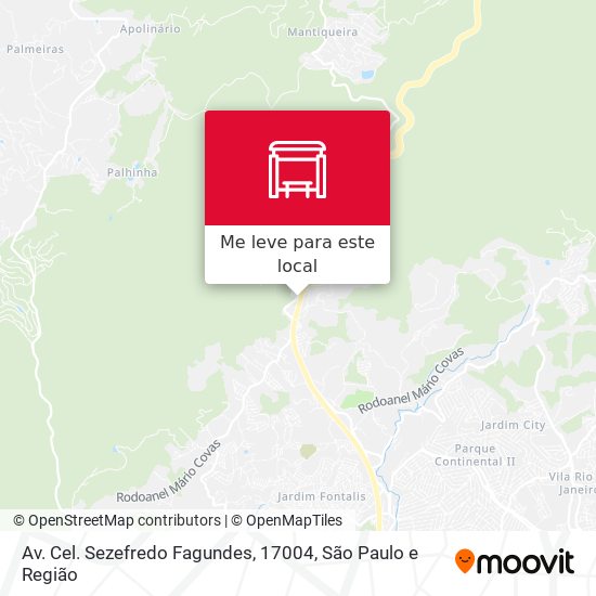 Av. Cel. Sezefredo Fagundes, 17004 mapa