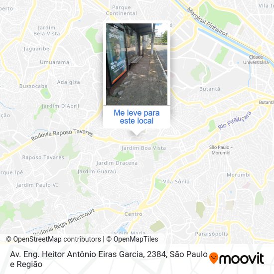 Av. Eng. Heitor Antônio Eiras Garcia, 2384 mapa