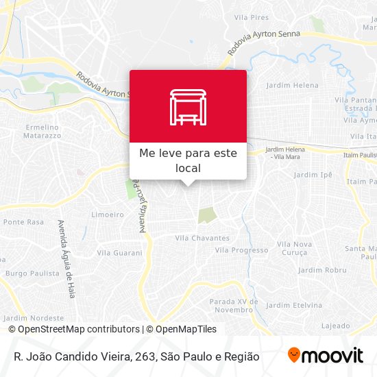 R. João Candido Vieira, 263 mapa