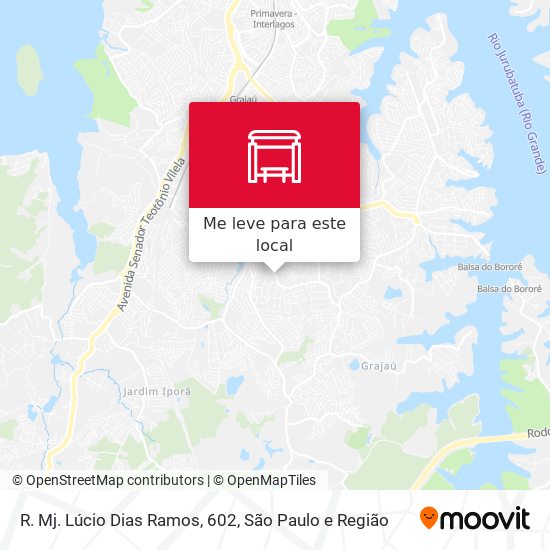 R. Mj. Lúcio Dias Ramos, 602 mapa