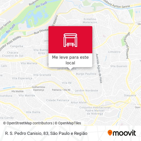 R. S. Pedro Canisio, 83 mapa