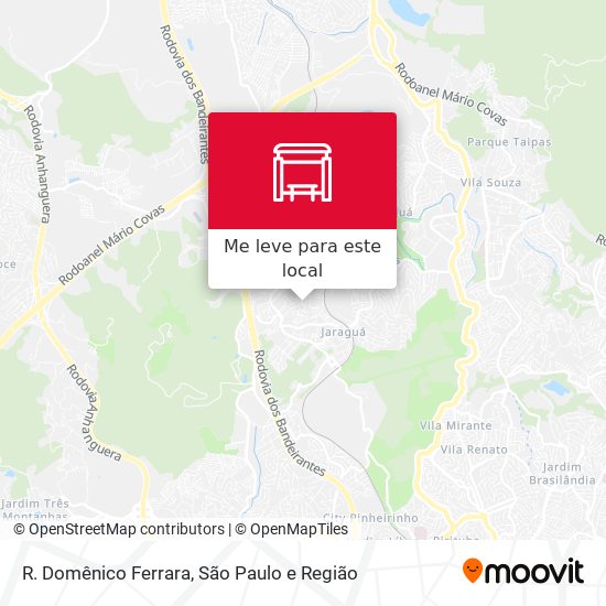 R. Domênico Ferrara mapa