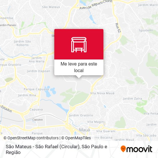 São Mateus - São Rafael (Circular) mapa