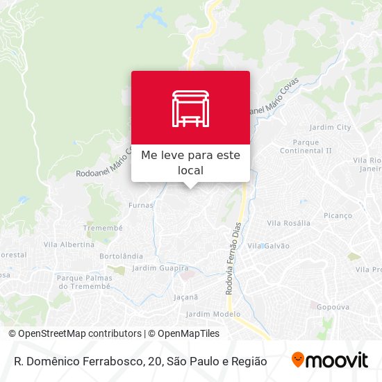 R. Domênico Ferrabosco, 20 mapa