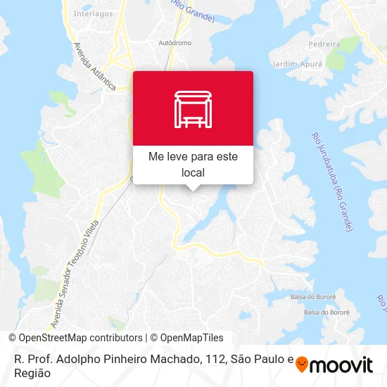 R. Prof. Adolpho Pinheiro Machado, 112 mapa
