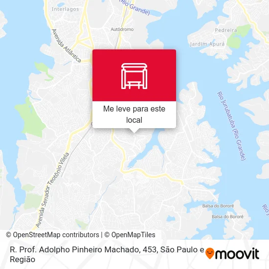 R. Prof. Adolpho Pinheiro Machado, 453 mapa