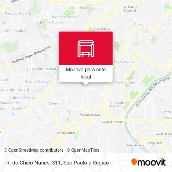 R. do Chico Nunes, 311 mapa