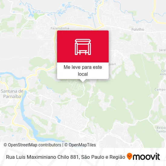 Rua Luis Maximiniano Chilo 881 mapa
