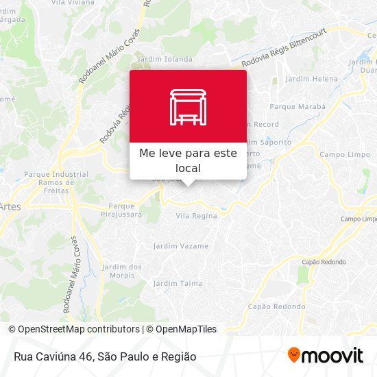 Rua Caviúna 46 mapa