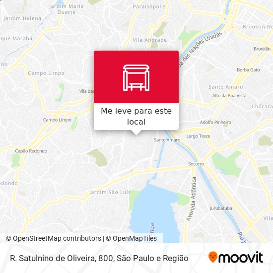R. Satulnino de Oliveira, 800 mapa