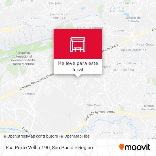 Rua Porto Velho 190 mapa