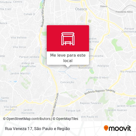 Rua Veneza 17 mapa