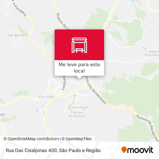 Rua Das Cisalpinas 400 mapa