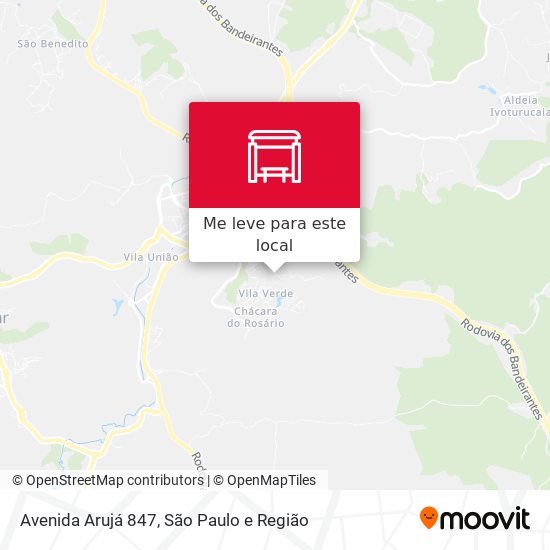 Avenida Arujá 847 mapa