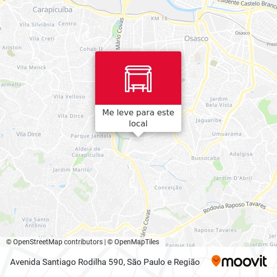 Avenida Santiago Rodilha 590 mapa