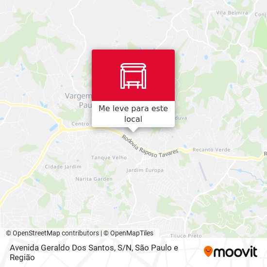 Avenida Geraldo Dos Santos, S / N mapa