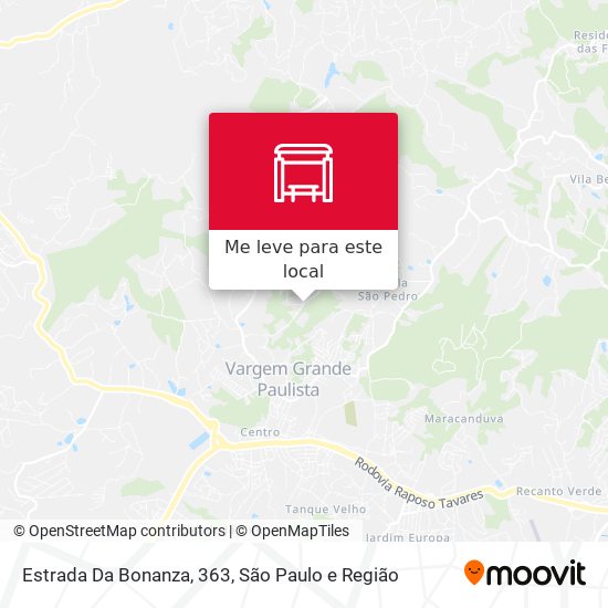 Estrada Da Bonanza, 363 mapa