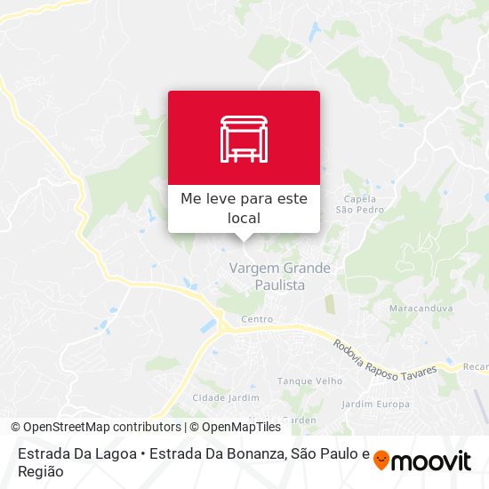 Estrada Da Lagoa • Estrada Da Bonanza mapa