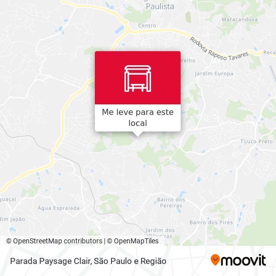 Parada  Paysage Clair mapa