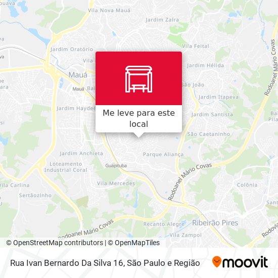 Rua Ivan Bernardo Da Silva 16 mapa