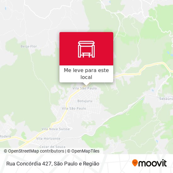Rua Concórdia 427 mapa