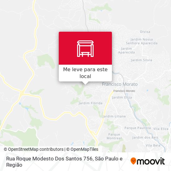 Rua Roque Modesto Dos Santos 756 mapa