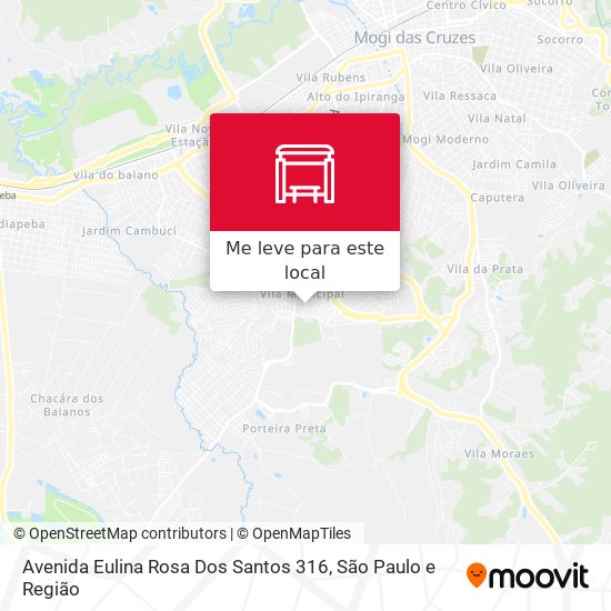 Avenida Eulina Rosa Dos Santos 316 mapa