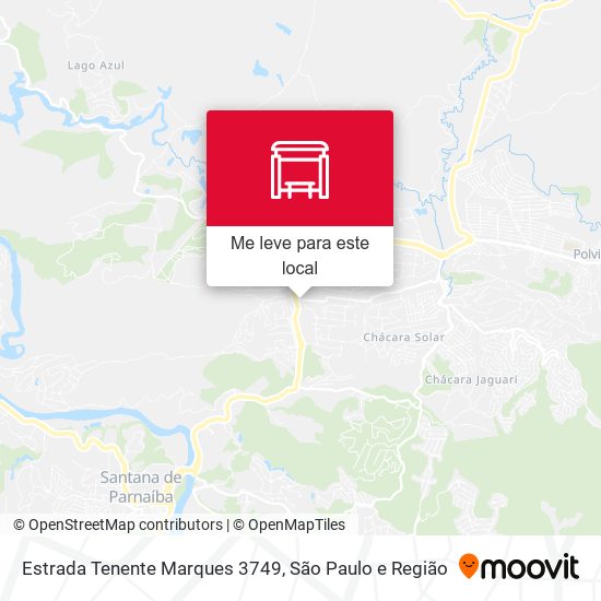 Estrada Tenente Marques 3749 mapa