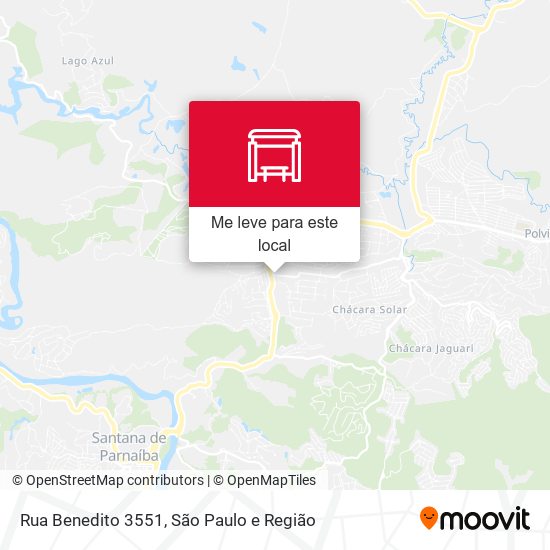 Rua Benedito 3551 mapa