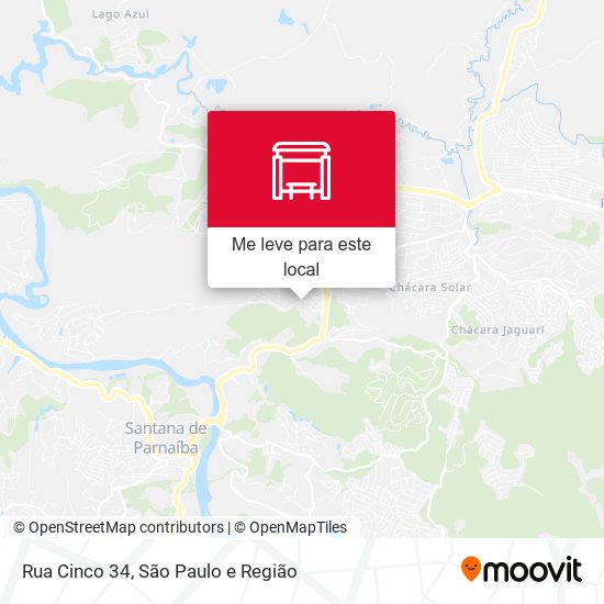 Rua Cinco 34 mapa