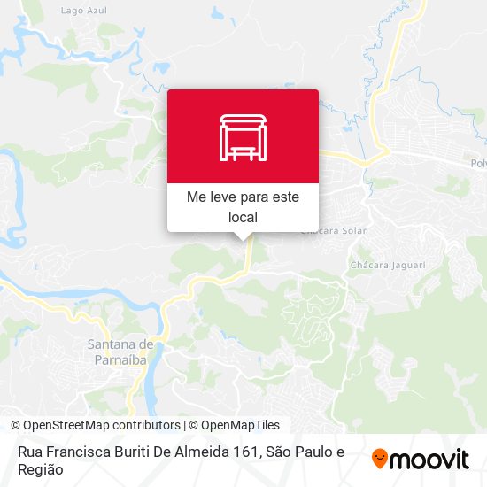 Rua Francisca Buriti De Almeida 161 mapa