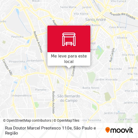 Rua Doutor Marcel Preotesco 110e mapa