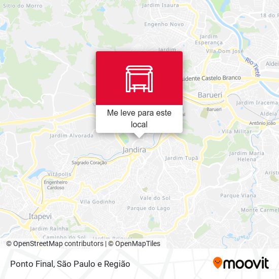 Ponto Final mapa