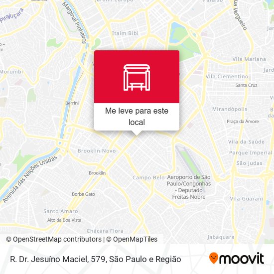 R. Dr. Jesuíno Maciel, 579 mapa