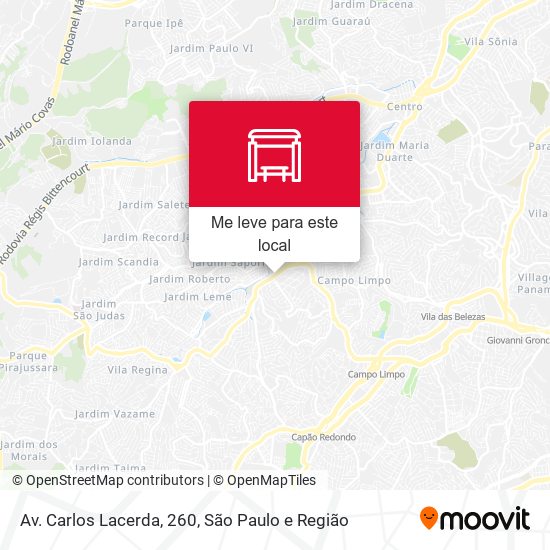 Av. Carlos Lacerda, 260 mapa