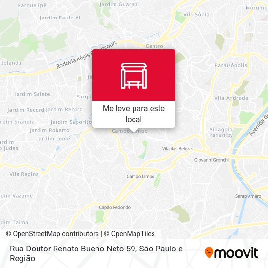 Rua Doutor Renato Bueno Neto 59 mapa