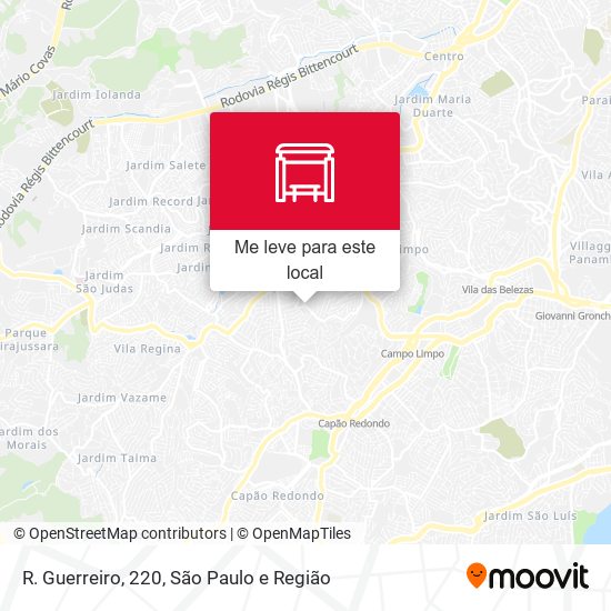 R. Guerreiro, 220 mapa