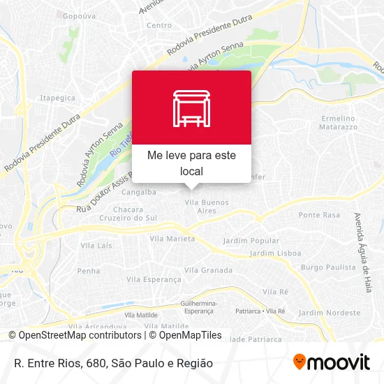 R. Entre Rios, 680 mapa