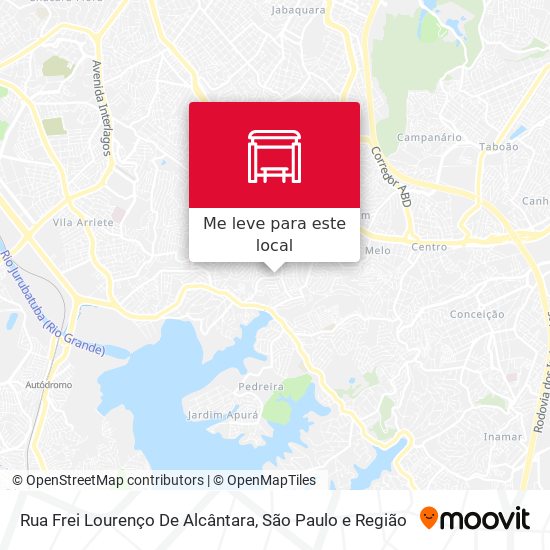 Rua Frei Lourenço De Alcântara mapa