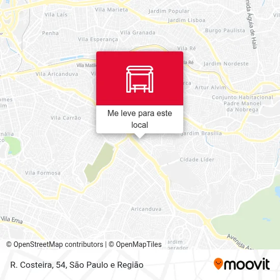 R. Costeira, 54 mapa