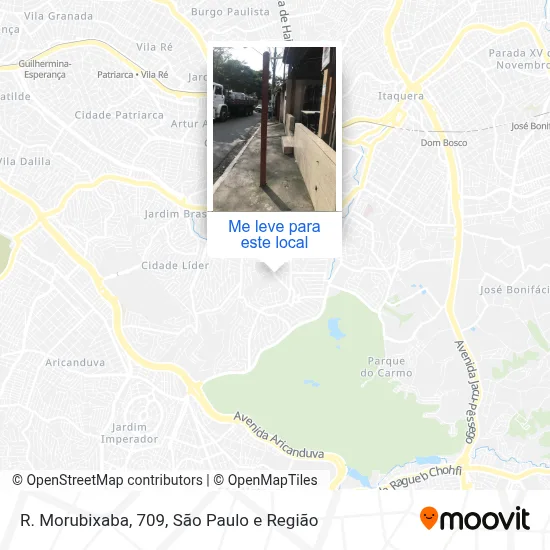 R. Morubixaba, 709 mapa
