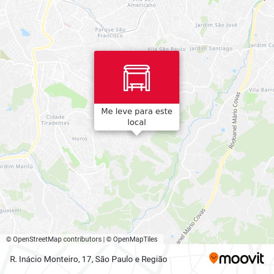 R. Inácio Monteiro, 17 mapa