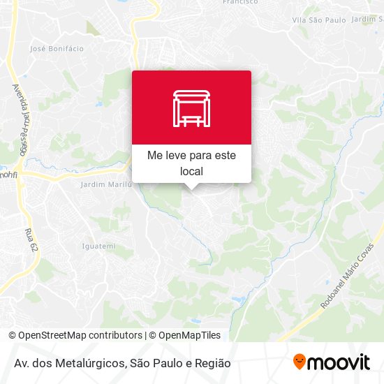 Av. dos Metalúrgicos mapa