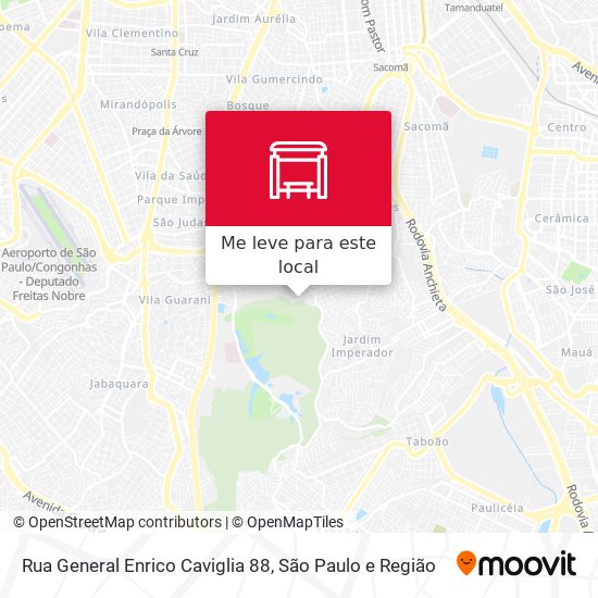 Rua General Enrico Caviglia 88 mapa