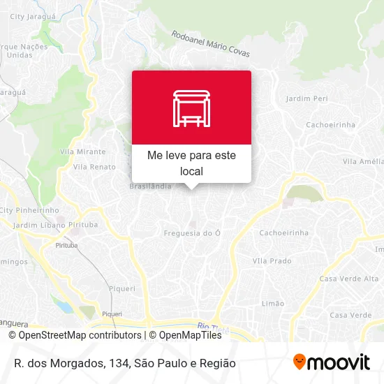 R. dos Morgados, 134 mapa