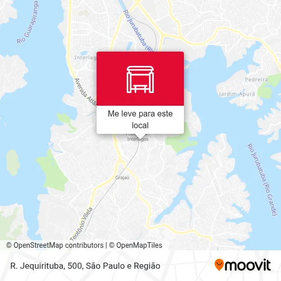 R. Jequirituba, 500 mapa