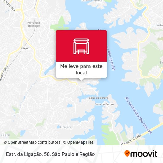 Estr. da Ligação, 58 mapa