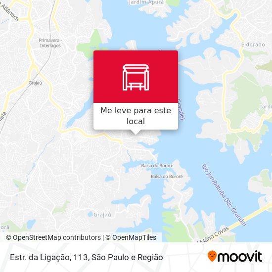 Estr. da Ligação, 113 mapa