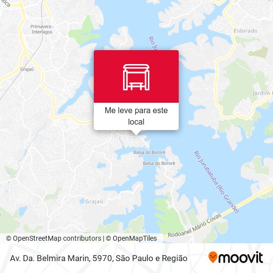 Av. Da. Belmira Marin, 5970 mapa